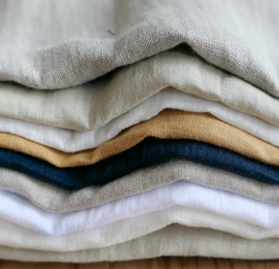 Linen fabric collection at Sitaram Denims - natural, cool, and premium textile materials